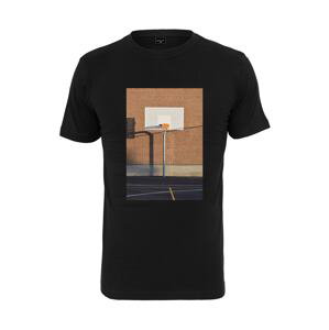 Mister Tee Tričko 'Pizza Basketball Court'  mix barev / černá