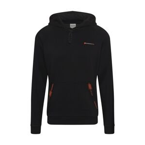 JACK & JONES Sweatshirt 'FINN'  černá / tmavě oranžová