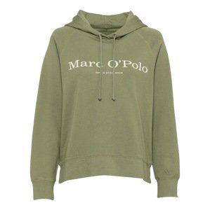 Marc O'Polo Mikina  khaki / bílá