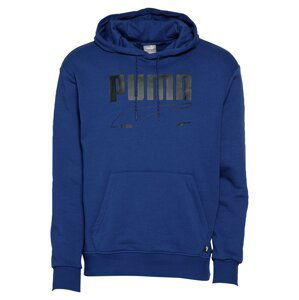 PUMA Sportovní mikina  marine modrá / černá