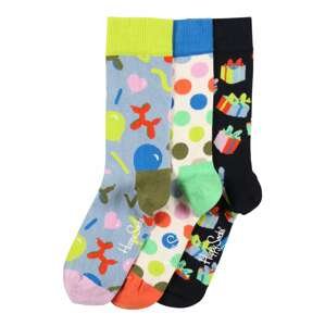 Happy Socks Ponožky 'Happy Birthday'  mix barev / kouřově modrá / bílá / námořnická modř