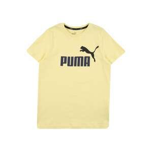 PUMA Funkční tričko  světle žlutá / černá