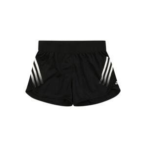 ADIDAS PERFORMANCE Sportovní kalhoty  černá / bílá