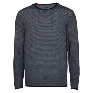 OLYMP Pullover  marine modrá / světle šedá