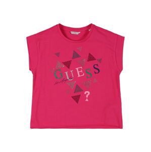 GUESS Tričko  pink / mix barev