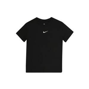 Nike Sportswear Tričko  černá / bílá