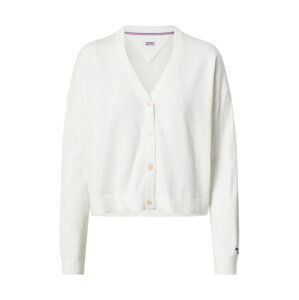 Tommy Jeans Kardigan  offwhite / tmavě modrá