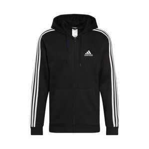 ADIDAS SPORTSWEAR Sportovní mikina  černá / bílá