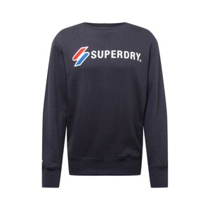 Superdry Mikina  tmavě modrá / bílá / červená / modrá