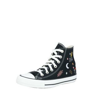 CONVERSE Kotníkové tenisky ' Chuck Taylor All Star'  černá / bílá / žlutá / červená / růžová