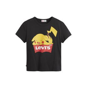 LEVI'S Tričko 'Pokemon'  černá / žlutá / červená