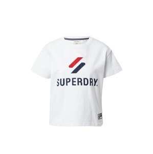 Superdry Tričko  tmavě modrá / červená / bílá