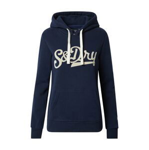 Superdry Mikina 'Collegiate Cali State'  marine modrá / krémová