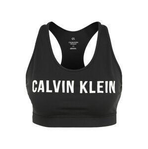 Calvin Klein Performance Sportovní podprsenka  černá / bílá