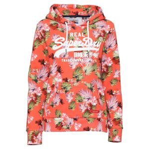 Superdry Mikina  oranžová / mix barev