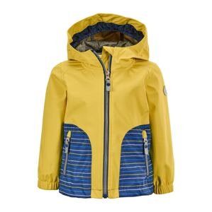 KILLTEC Outdoorová bunda  hořčicová / námořnická modř / bílá / světlemodrá