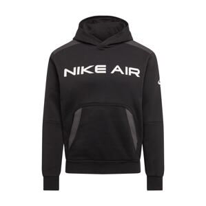 Nike Sportswear Mikina  černá / šedá / bílá