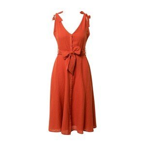 FRNCH PARIS Šaty  oranžově červená
