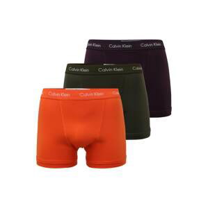 Calvin Klein Underwear Boxerky  oranžová / tmavě zelená / tmavě modrá