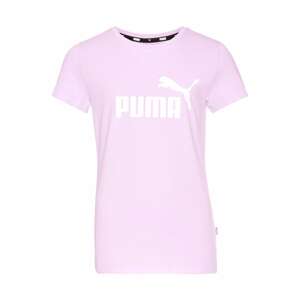 PUMA Funkční tričko  šeříková / bílá