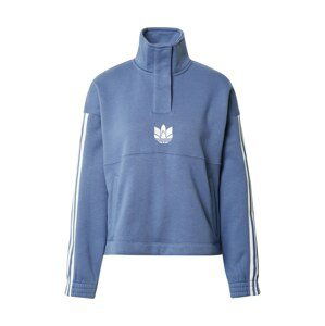 ADIDAS ORIGINALS Mikina  kouřově modrá / bílá