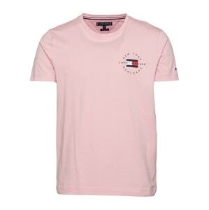 TOMMY HILFIGER Tričko  pink / červená / bílá / námořnická modř