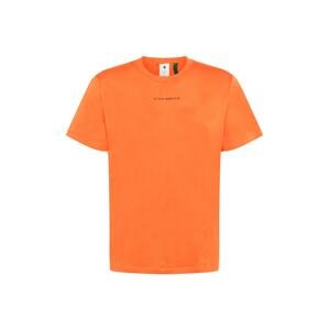 G-Star RAW Tričko  oranžová / černá / bílá