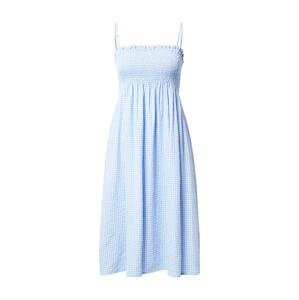 mbym Letní šaty 'Suneo'  světlemodrá / bílá