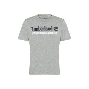TIMBERLAND Tričko  bílá / šedý melír / antracitová