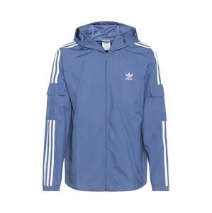 ADIDAS ORIGINALS Přechodná bunda  kouřově modrá / bílá