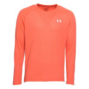 UNDER ARMOUR Funkční tričko 'Streaker'  oranžově červená / bílá