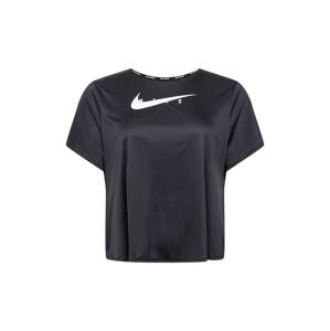 NIKE Funkční tričko  černá / bílá