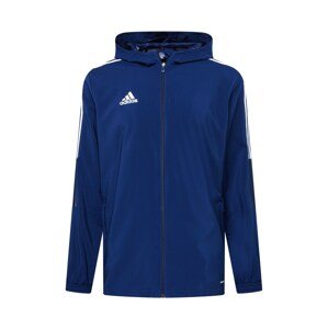 ADIDAS PERFORMANCE Sportovní bunda  tmavě modrá / bílá