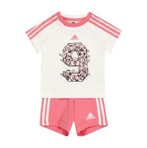 ADIDAS PERFORMANCE Tepláková souprava  bílá / pink / růžová / černá