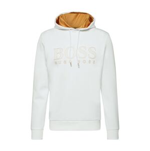 BOSS ATHLEISURE Mikina 'Soody 2'  bílá / medová