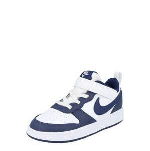 Nike Sportswear Tenisky 'Court Borough 2'  bílá / tmavě modrá