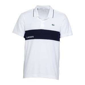 Lacoste Sport Funkční tričko  bílá / námořnická modř