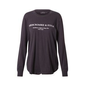 Abercrombie & Fitch Tričko  černá / bílá