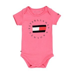 TOMMY HILFIGER Overal  pink / bílá / červená / černá