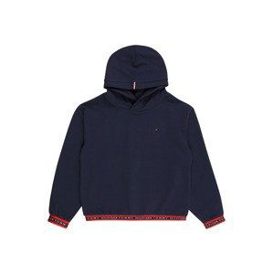 TOMMY HILFIGER Mikina  námořnická modř / červená / bílá