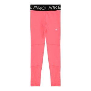 NIKE Sportovní kalhoty  světle růžová / černá / stříbrně šedá