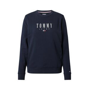 Tommy Jeans Mikina  námořnická modř / bílá / červená