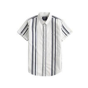 HOLLISTER Košile  bílá / námořnická modř