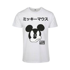 Mister Tee Tričko 'Mickey Japanese'  černá / bílá