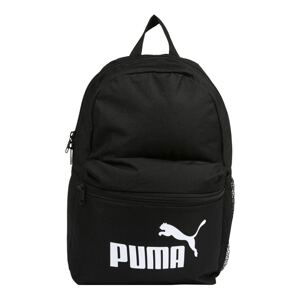 PUMA Batoh 'Phase'  černá / bílá