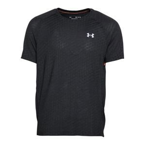 UNDER ARMOUR Funkční tričko 'Streaker'  černá / bílá