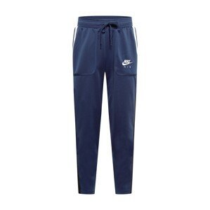 Nike Sportswear Kalhoty  námořnická modř / marine modrá / bílá