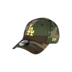 NEW ERA Kšiltovka  khaki / hnědá / žlutá