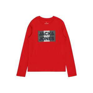 Jack & Jones Junior Tričko  červená / marine modrá / béžová