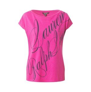 Lauren Ralph Lauren Tričko 'Grieta'  pink / tmavě modrá